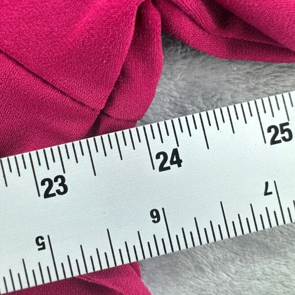 Susan Graver Modern Essentials Berry Pink Long Sleeve Top Crew Neck 2X - Picture 4 of 7